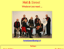 Tablet Screenshot of hotandsweet.swingt.nl